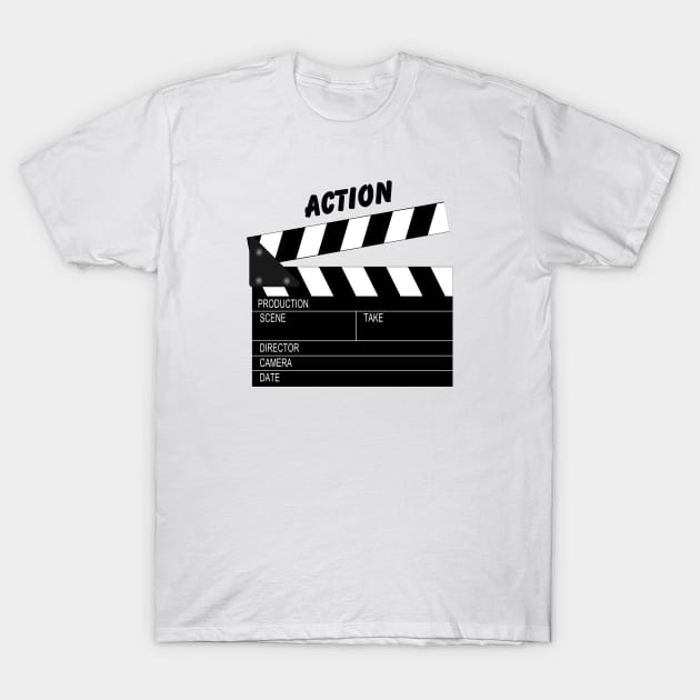 Action ! T-Shirt by iconking